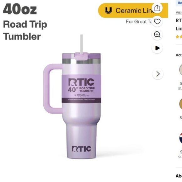 RTIC Tumbler 40 oz - Picture 2 of 2